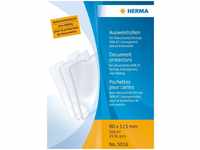 Herma 5016-25, 25 x HERMA Ausweishülle 80x115mm für Dokumente Format DIN A7