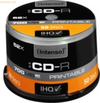 Intenso International Intenso CD-R 700MB/80 Min. 52x Printable Cake Bo