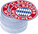 FC Bayern Bierdeckel FC Bayern Emblem - 50 St&uuml;ck.