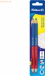 8 x Pelikan Silbentrennstift dick rot/blau VE=2 St&uuml;ck Blister
