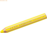 6 x Staedtler Farbstift Noris junior 140 9.45mm gelb