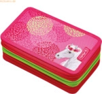 Herlitz Sch&uuml;leretui TriCase 31-teilig Bloomy Horse Polyester BxHxT 190