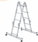 Munk Vielzweckleiter 31320 4tlg nivello-Traverse 2x2/2x3 Sprossen