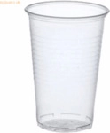 Papstar Trinkbecher 0,2 l transparent PP VE=100 St&uuml;ck