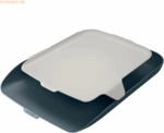 Leitz Briefkorb Cosy mit Organiser A4 Polystyrol grau/hellgrau