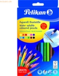 Pelikan Aquarell-Buntstifte inkl. Haar-Pinsel 3mm VE=12 Farben