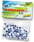 Folia Wackelaugen &Oslash; 7 mm rund 100 St&uuml;ck.