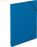 5 x Herlitz Ringhefter A4 Karton blau