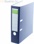 20 x k.A. Ordner A4 PP gr&uuml;ner Balken 80mm blau