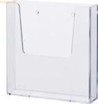 Helit Wandprospekthalter 1x A5 162x165x39mm glasklar