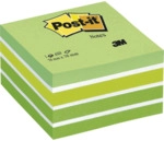 Post-it Notes Haftnotizw&uuml;rfel 76x76mm farbig Aquarelle gr&uuml;n