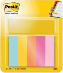 Post-it Haftstreifen Page Marker Beachside Collection, sortiert, 5 x 5