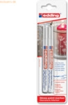 Edding Glanzlack-Marker edding 751 1-2mm wei&szlig; VE=2 St&uuml;ck
