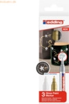 Edding Glanzlack-Marker 750 2-4mm wei&szlig;, gold, silber VE=3 St&uuml;ck