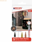 Edding Glanzlack-Marker edding 751 metallic 1-2mm VE=5 Farben
