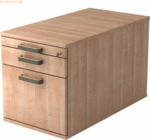 mcbuero.de Rollcontainer 80cm 1 Schub 1 H&auml;ngeregistratur Schloss Strei