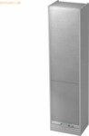 mcbuero.de Rollladenschrank Solid 5OH BxTxH 50x40x200,4cm Griff CE Gra
