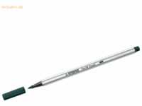10 x Stabilo Premium-Filzstift Pinselspitze Pen 68 brush grünerde