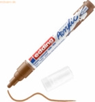 10 x Edding Acrylmarker edding 5100 medium haselnuss