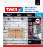 Tesa Rechteckige Klebeschraube f&uuml;r Mauerwerk und Stein (5kg) VE=2 St&uuml;c