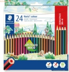 5 x Staedtler Farbstift Noris Colour ca. 3mm farbig sortiert VE=20+4 F