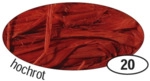 Folia Naturbast Raffia - matt hochrot 50 g.