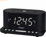 PEDEA PEDEA FM Radiowecker mit induktiver QI-Ladefunktion, schwarz