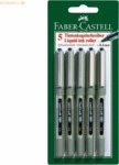 Uni-Ball Tintenroller Uni-Ball eye fine 0,4 mm schwarz VE=5 St&uuml;ck