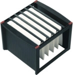 Helit H&auml;ngemappenbox 36x38x27,2cm schwarz/rot