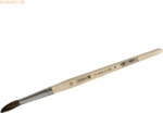 12 x Brunnen Feinhaarpinsel Schule Holz 12
