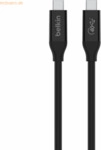 Belkin Belkin USB4 Kabel, USB-C/USB-C, 40 Gbit/s, 100W, 0.8m, schwarz