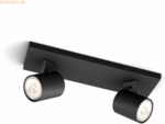 Signify Philips myLiving Spot Runner 2flg. 2x20W schwarz exkl. LM