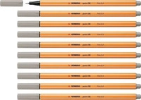 Stabilo 88/93, Stabilo Fineliner point 88 0,4mm warmgrau