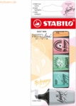 Stabilo Textmarker Boss Mini Pastellove Edition 2.0 sortiert Etui VE=5