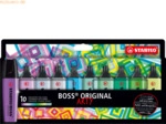 Stabilo Textmarker Boss Original Etui -Arty- sortiert Etui VE=10 Stift