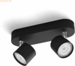 Signify Philips Star Spot 2 flg. schwarz 1000lm