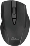 MediaRange Maus MROS217 - optisch Funkmaus 5-Tasten kabellos schwarz.