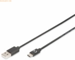 Assmann DIGITUS USB Type-C auf A 2.0 Anschlusskabel St/St 1.8m schwarz