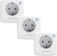 eQ-3 3x 157338A0, eQ-3 Homematic IP Schaltsteckdose 3er Set