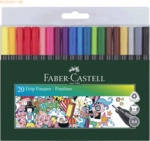 Faber Castell Finepen Grip 0,4 sortiert VE=20 St&uuml;ck