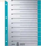 Leitz Trennbl&auml;tter A4 Taben farbig hellblau 230g/qm VE=25 St&uuml;ck