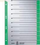 4 x Leitz Trennbl&auml;tter A4 Taben farbig gr&uuml;n 230g/qm VE=25 St&uuml;ck