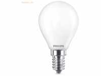 Signify Philips LED classic Lampe 60W E14 Tropfen Warmw 806lm matt 1er