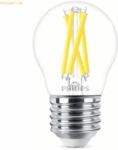 Signify Philips LED WarmGlow Lampe 60W E27 Tropfen Klar 1er P