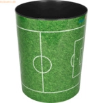 L&auml;ufer Papierkorb Motivposter 13 Liter Fu&szlig;ballfeld