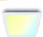 Signify WiZ Panel Deckenleuchte Quadratisch Tunable White 3400lm Wei&szlig;