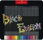 FABER-CASTELL Black Edition Bunstift - 24er Metalletui.