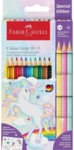 FABER-CASTELL Buntstifte Colour GRIP Einhorn - 10+3 Farben Kartonetui