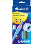 10 x Pelikan Farbstift radierbar sechskant 3mm VE=12 Farben