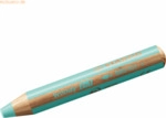 5 x Stabilo Holzfarbstift woody 3 in 1 10mm pastellblau